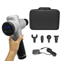 New product home us high vibration portable sliver black powerful led muscle massage gun